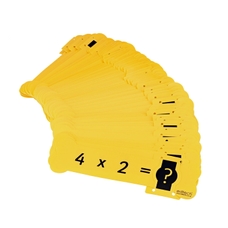 SPACERIGHT Times Table Number Crunchers - Pack of 100